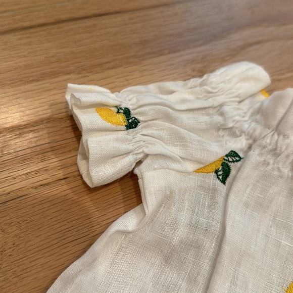 NEW with tags (From Italy!!) Lemon Dress size XS (12-18 months) - Picture 5 of 12